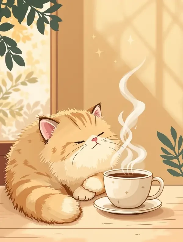 《猫与咖啡屋》动漫封面海报
