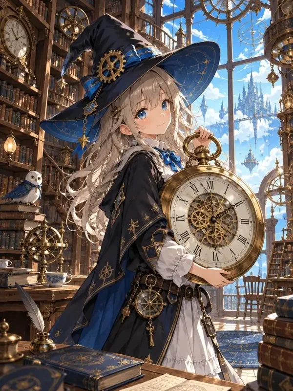 《时计魔女》动漫封面海报